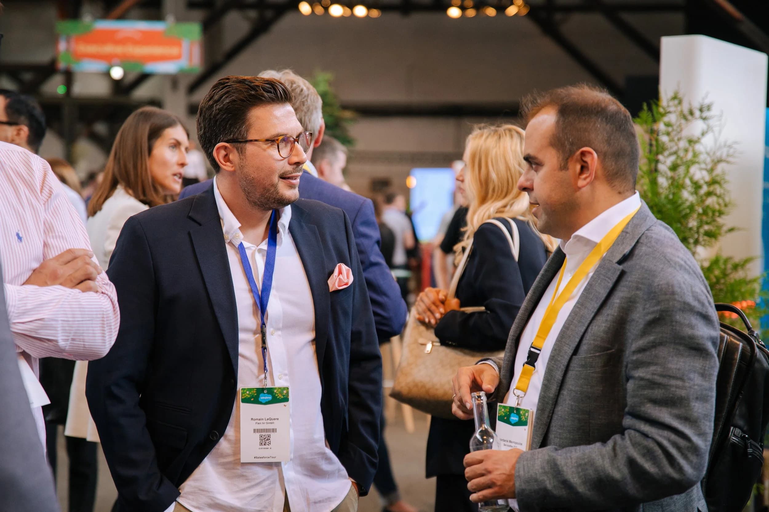 Flair bei einem Salesforce-Event in Hamburg